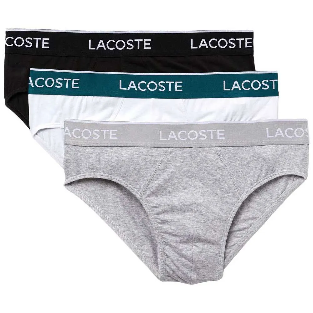 

Трусы Lacoste 3 units, белый/черный/серый