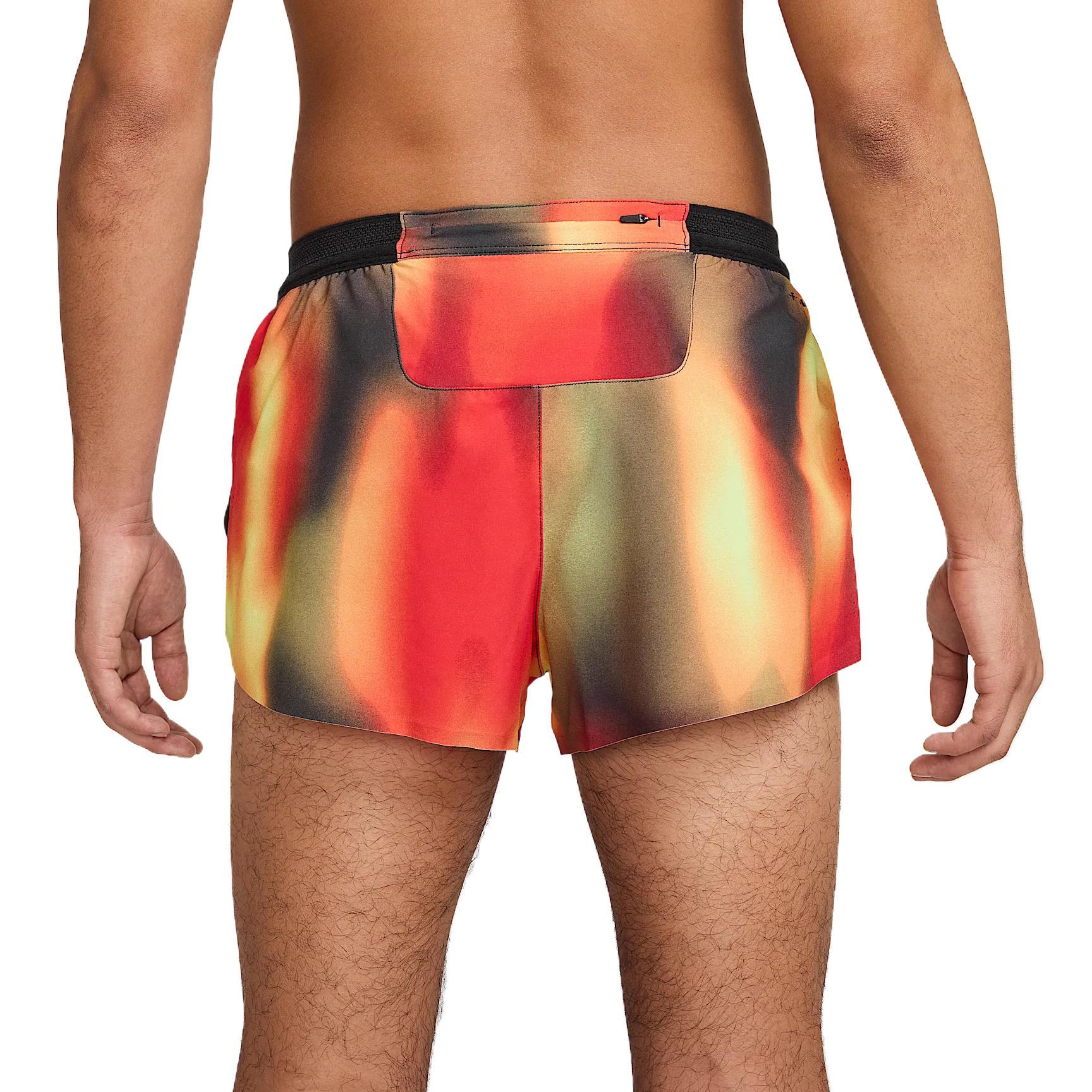 Мужские беговые шорты AeroSwift Elite Entry Dri FIT Adv Nike, желтый/светло-красный/черный — фото 4
