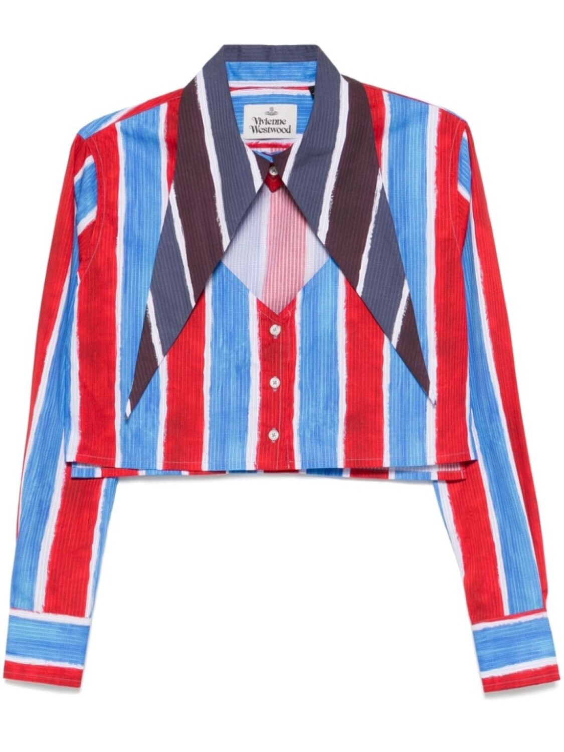 

Vivienne Westwood рубашка Cut-off Heart, красный