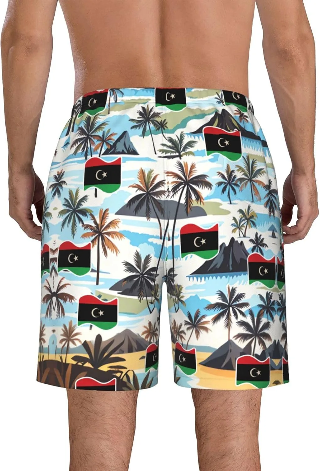 Мужские шорты для плавания Liechtenstein Liechtensteiner Board Shorts Generic, Libya Libyans — фото 3