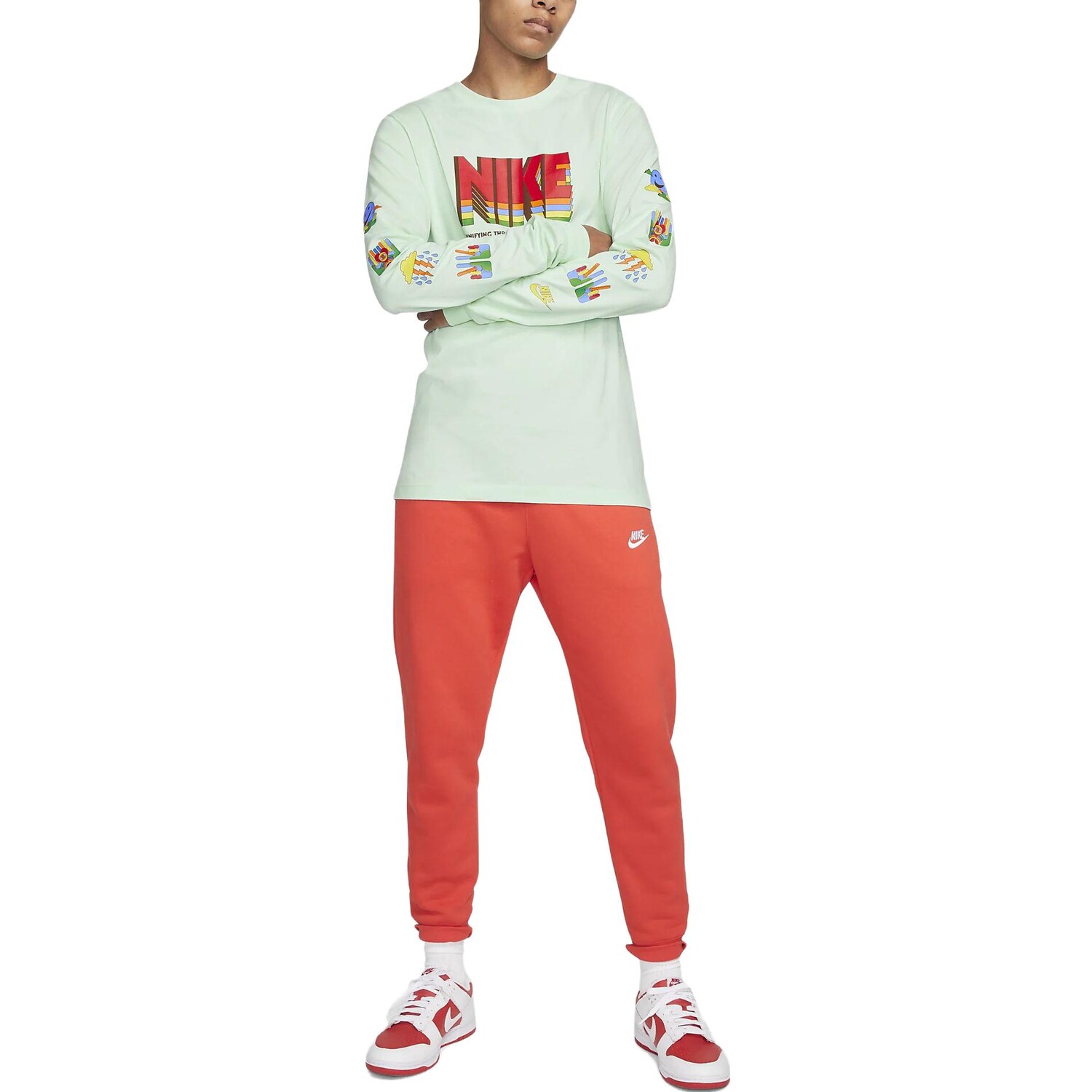 Футболка мужская мятно-зеленая Nike, мятно-зеленый — фото 3