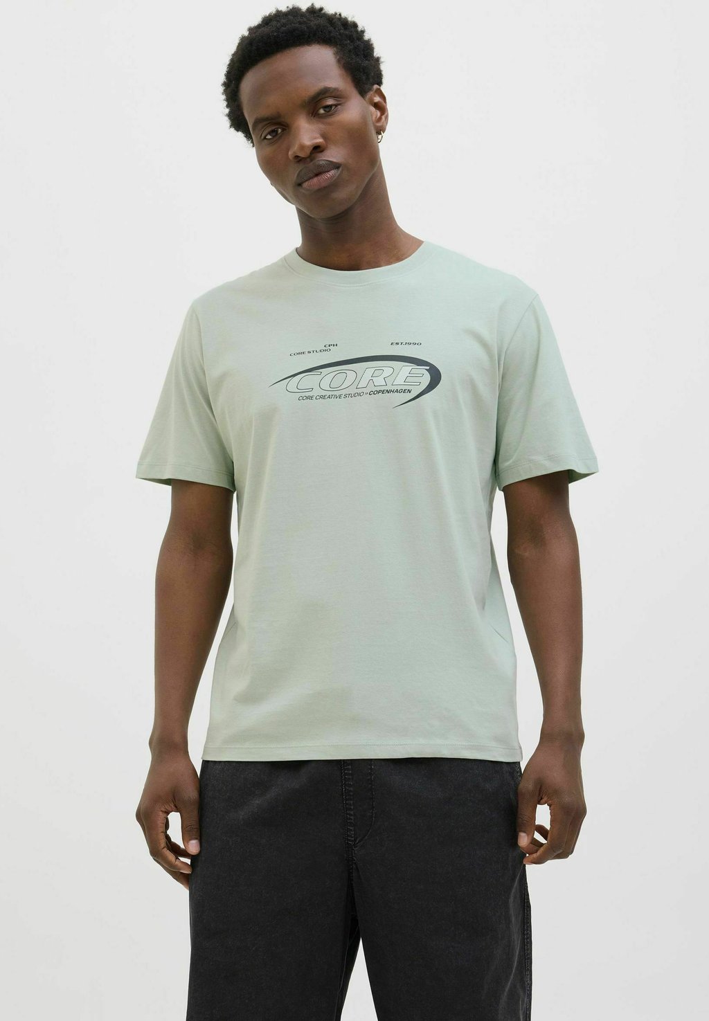 

Футболка с принтом RUNDHALSAUSSCHNITT Jack & Jones, мятный