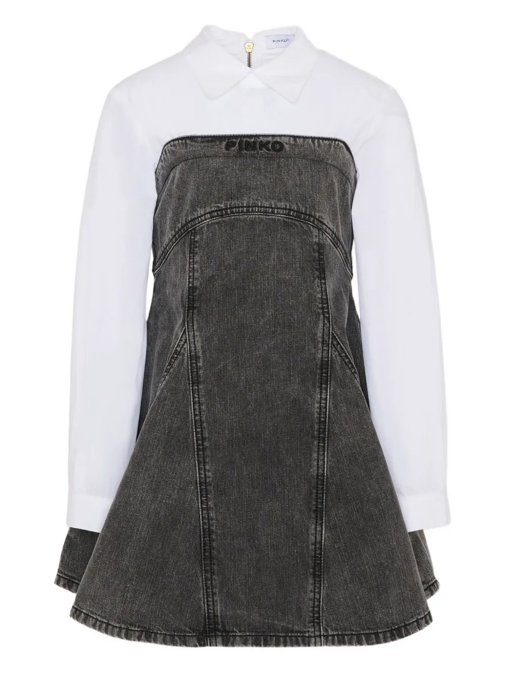 

Платье с длинными рукавами Pinko Kids, серый