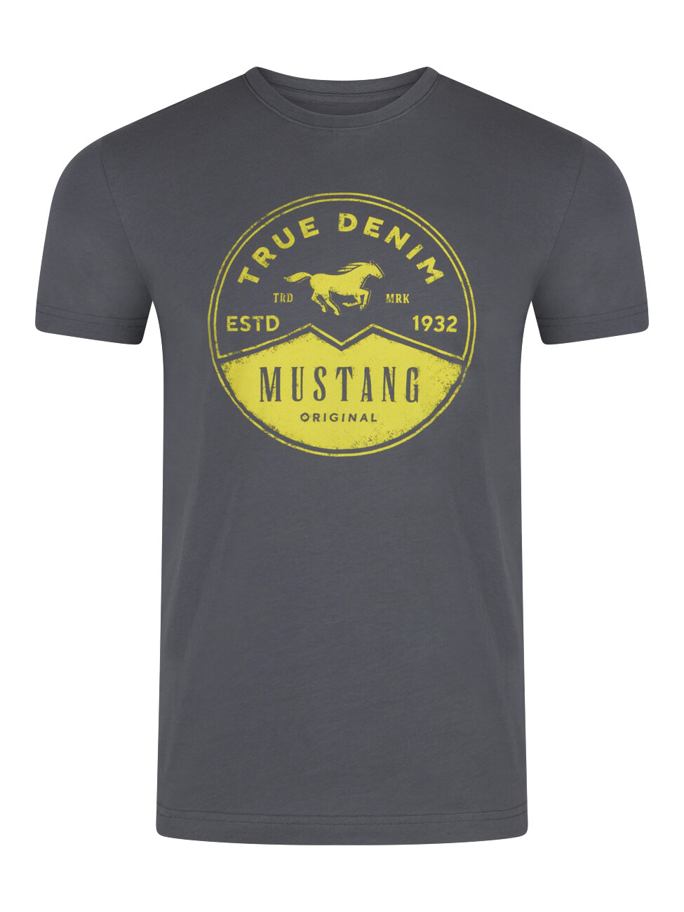 

Футболка Mustang Basic Print Tee, серый