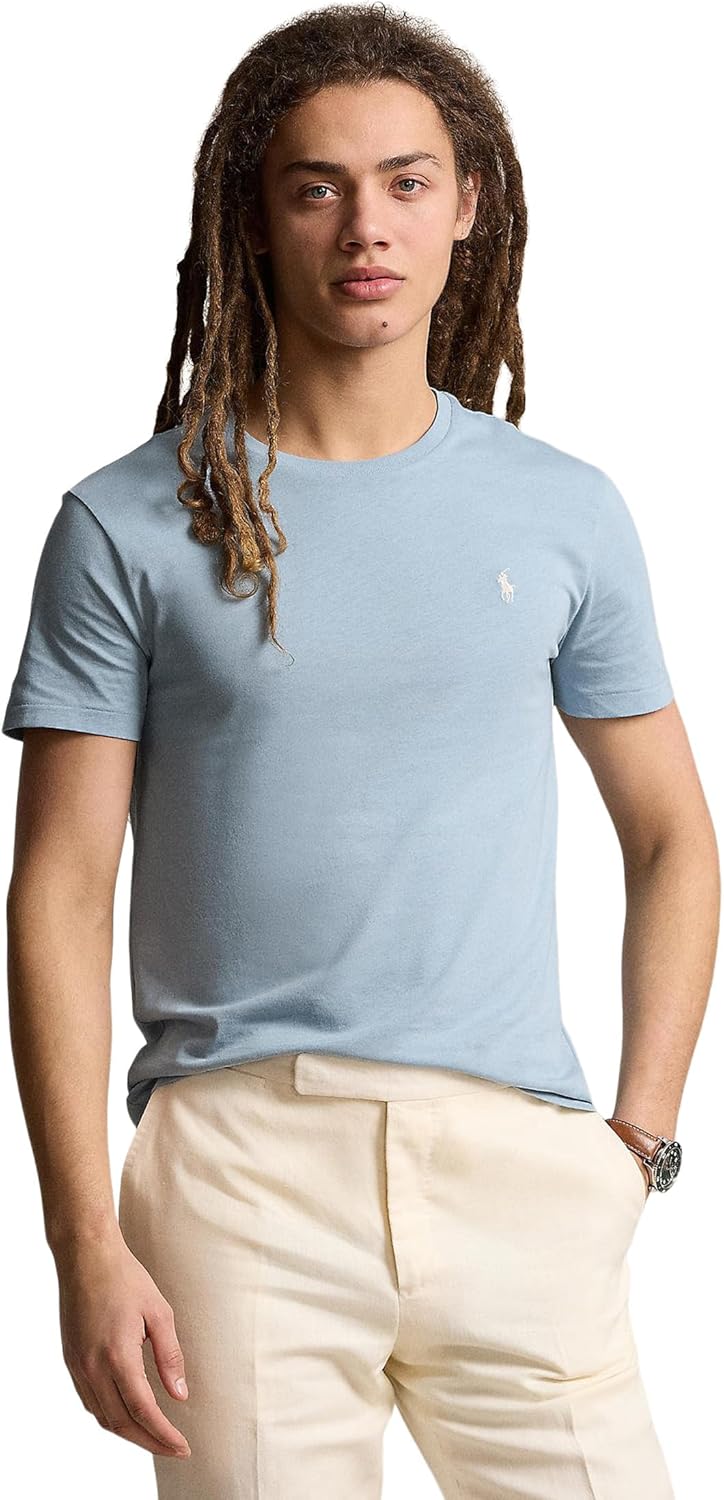 

Футболка POLO RALPH LAUREN Men's Keaton Sneaker, Vessel Blue, Синий, Футболка POLO RALPH LAUREN Men's Keaton Sneaker, Vessel Blue