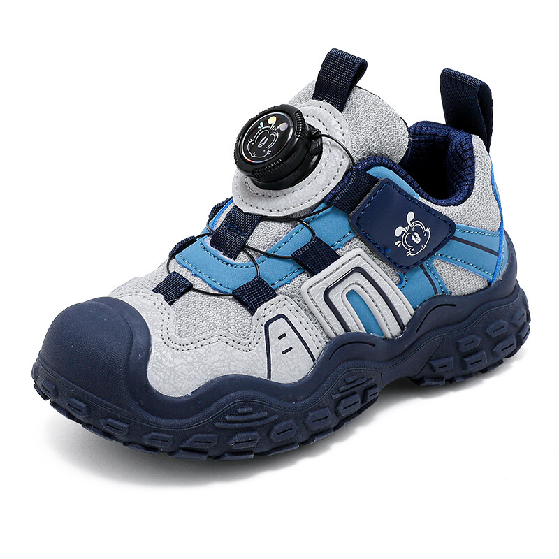 Кроссовки для детей "Дети" Bobdog, цвет White Gray/Dark Blue Blue — фото 3