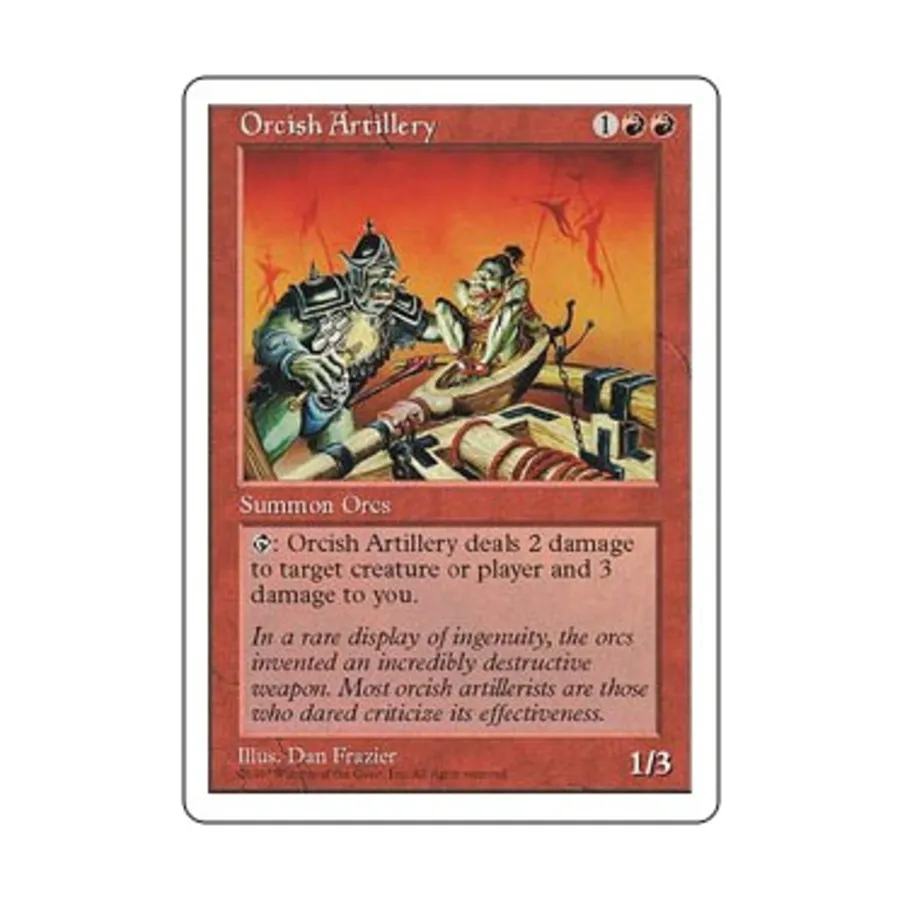 

CCG Орочья артиллерия (U), MTG - 5th Edition