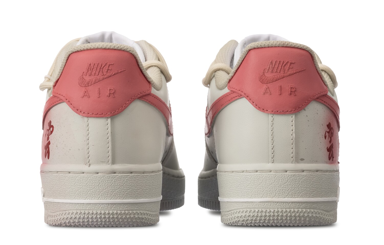 

Кроссовки Nike Air Force 1 Skateboarding Shoes Men Low-top Beige/Pink, розовый