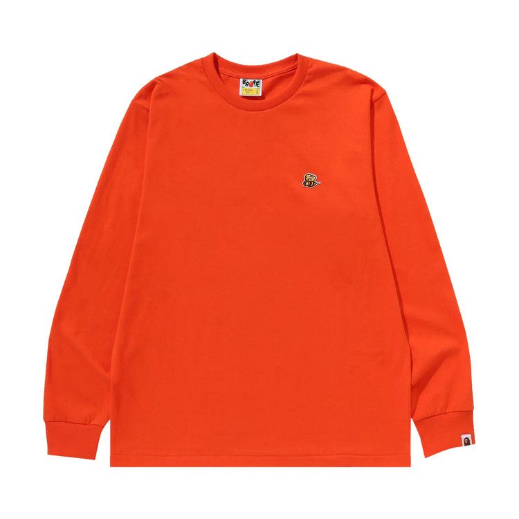 

Футболка BAPE Bee One Point Long-Sleeve Tee, Orange