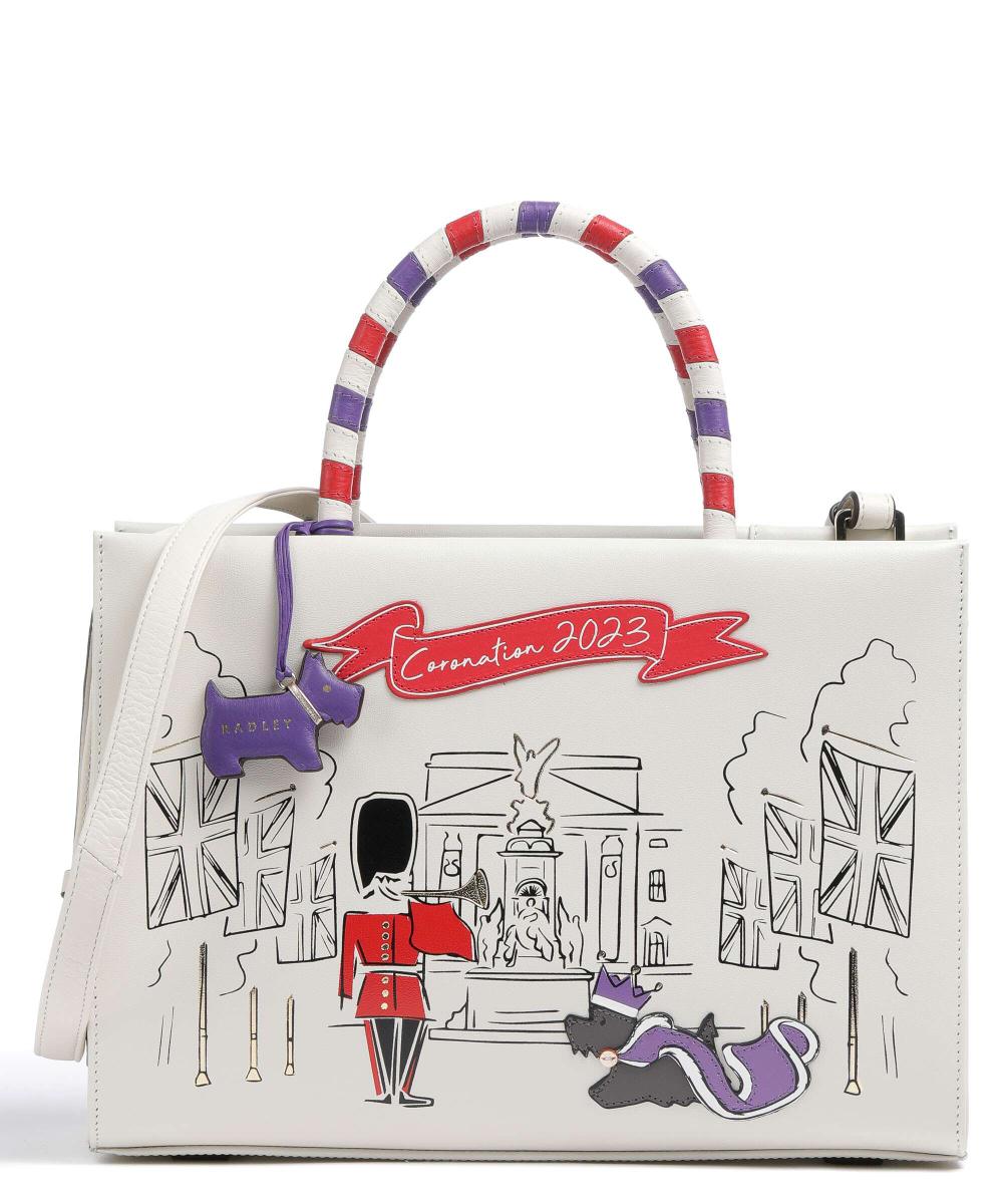 

Сумка The Coronation Palace Picture Bag из мелкозернистой кожи Radley London, белый