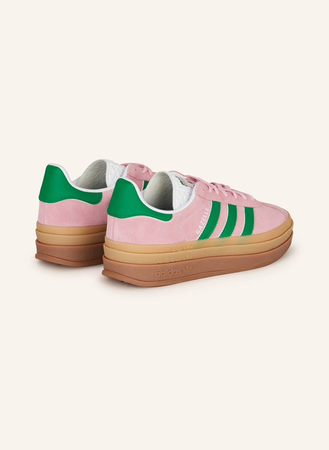 Кроссовки газель дерзкий Adidas Originals, розовый — фото 2