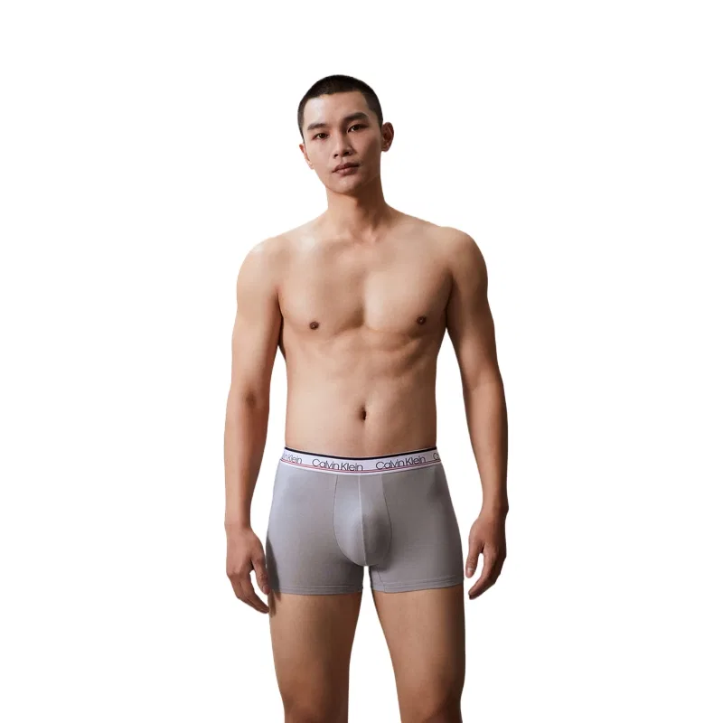 Боксеры Calvin Klein 3 шт., черный/индиго/серебристо-серый — фото 4
