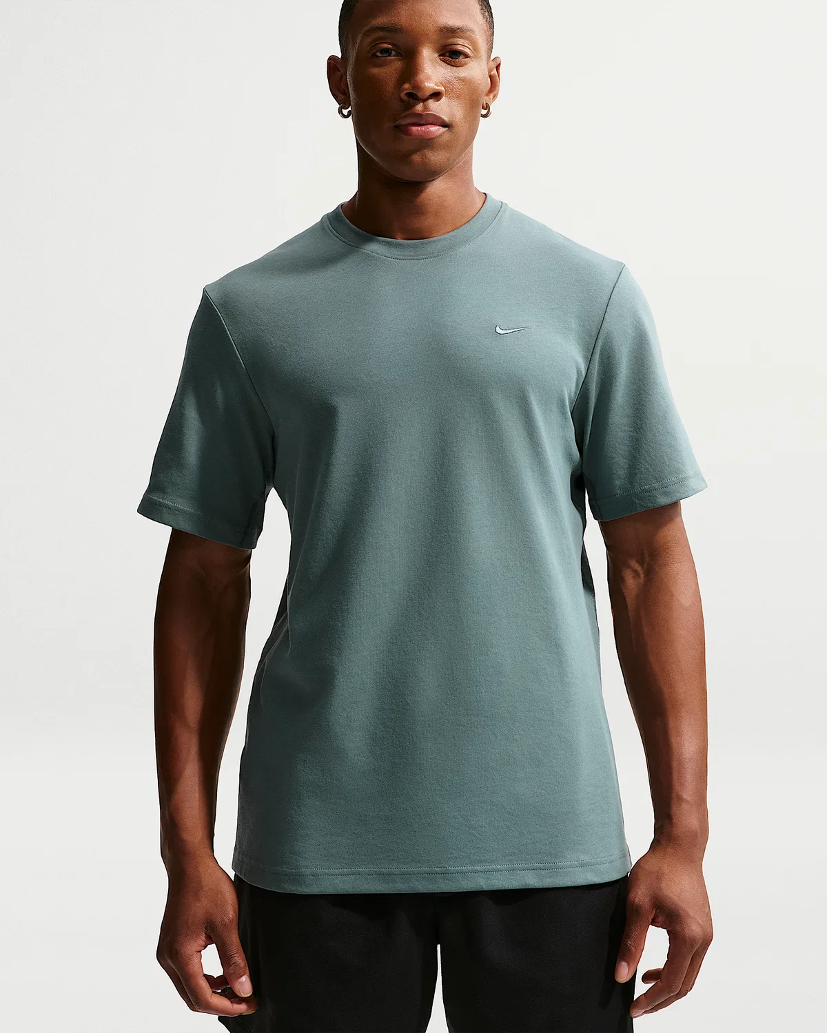 Мужская футболка Dri-FIT с коротким рукавом Nike Primary, Mineral Slate/Heather/Mineral Slate