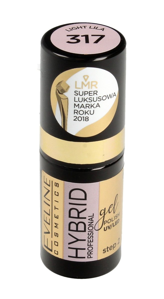

Eveline Cosmetics, Hybrid Professional, гибридный лак 317 Light Lila, 5 мл