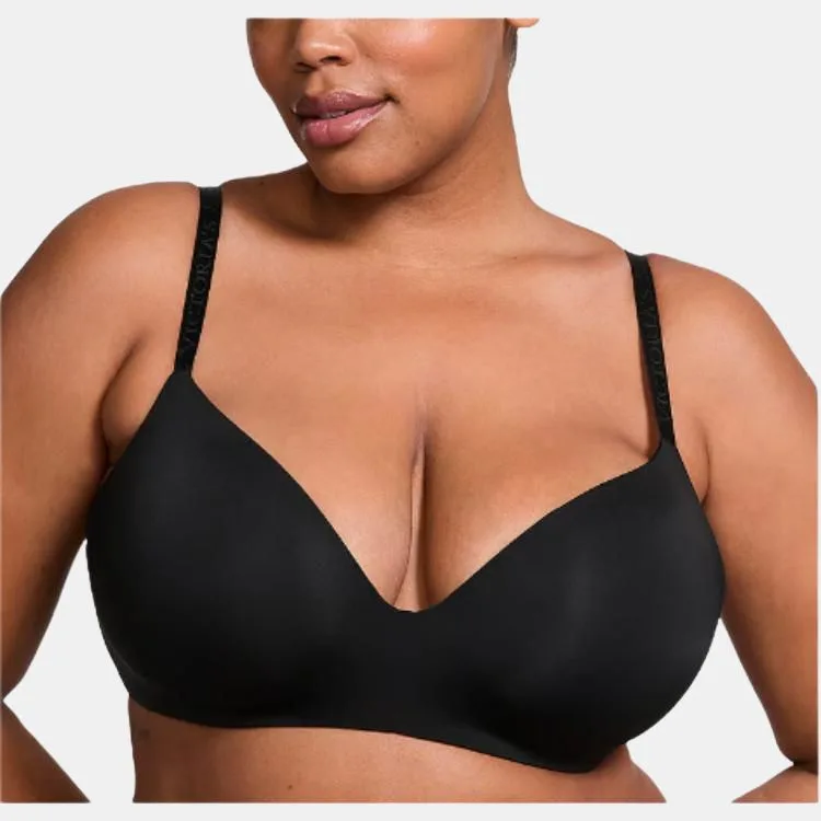 Бюстгальтер Victoria's Secret The T-Shirt Lightly Lined Wireless, черный