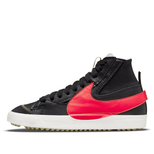 

Кроссовки blazer mid '77 jumbo 'black bright crimson' Nike, черный