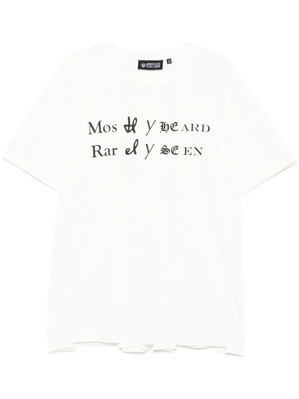 

Футболка Spliced Luxury Mock Mostly Heard Rarely Seen, белый