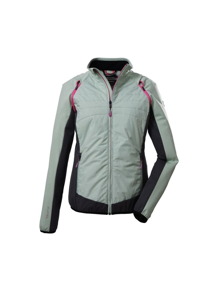 

Куртка софтшелл Killtec Hybridjacke mit abzippbaren Ärmeln, цвет Hell Pistazie