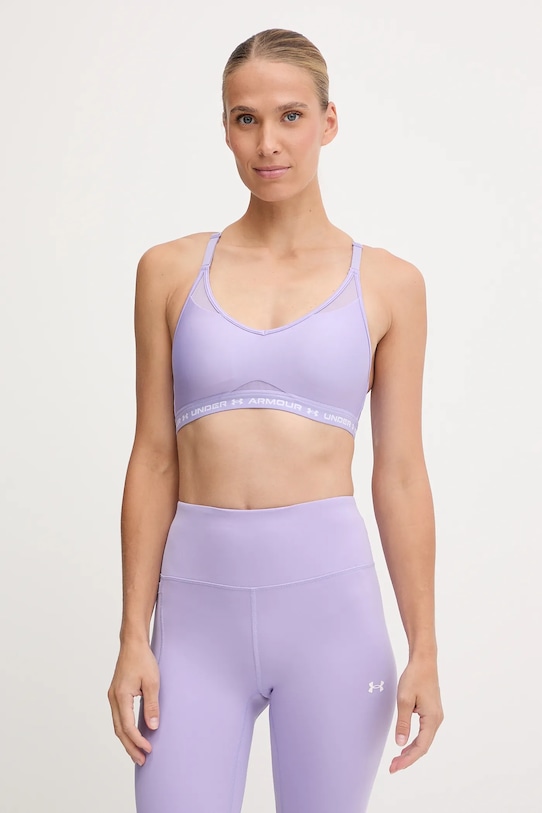 

Спортивный бюстгальтер с перекрещивающимися бретелями Under Armour, фиолетовый