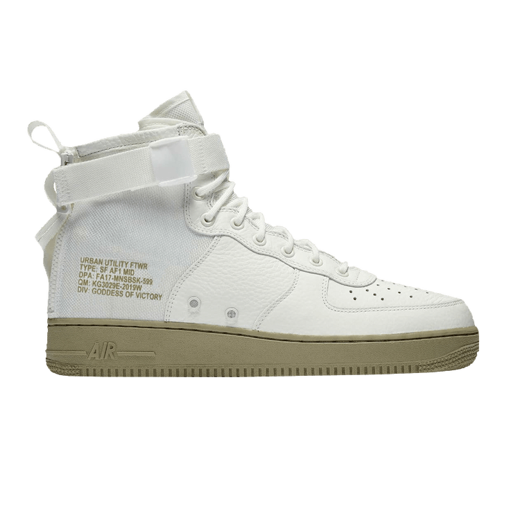

Кроссовки Nike SF Air Force 1 Mid 'Olive Ivory', белый