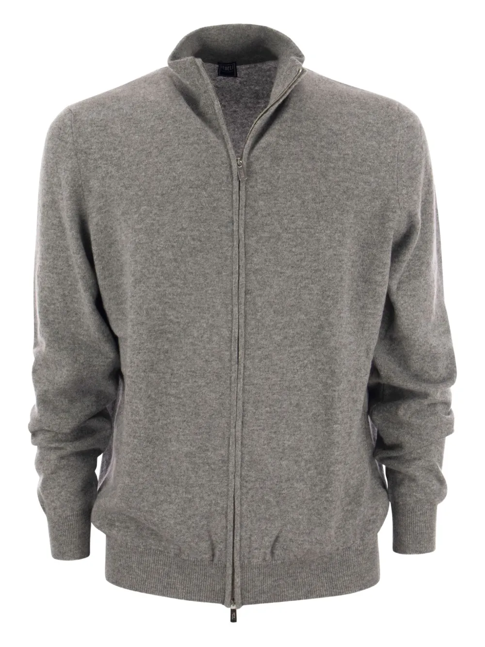 

Кардиган Favonio на молнии с высоким воротником Fedeli, серый