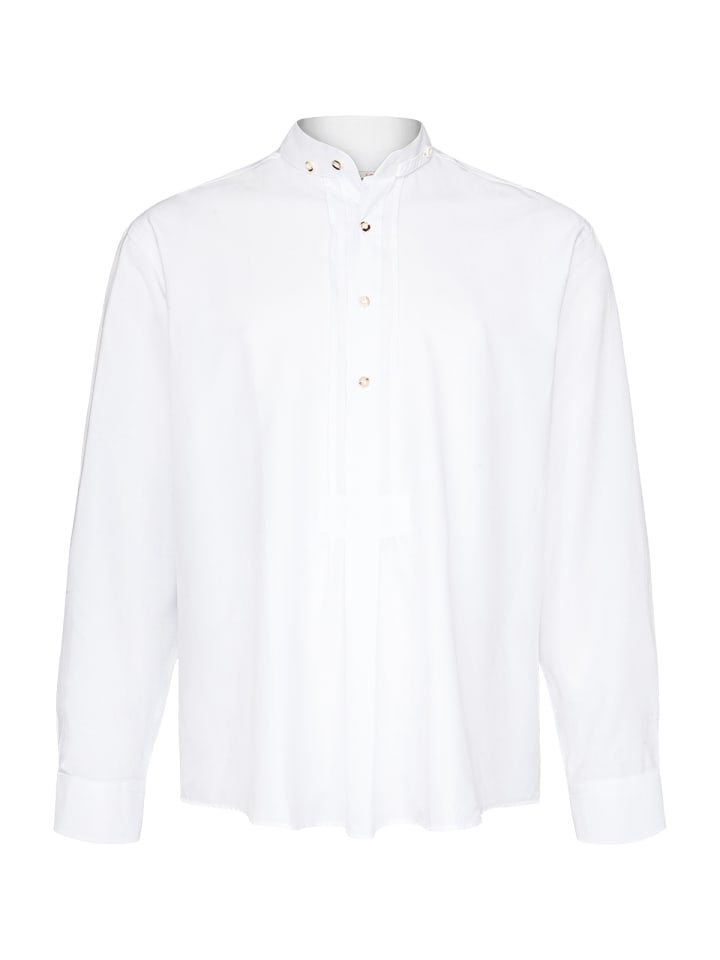 

Almsach Рубашка с воротником-стойкой LF103 белого цвета