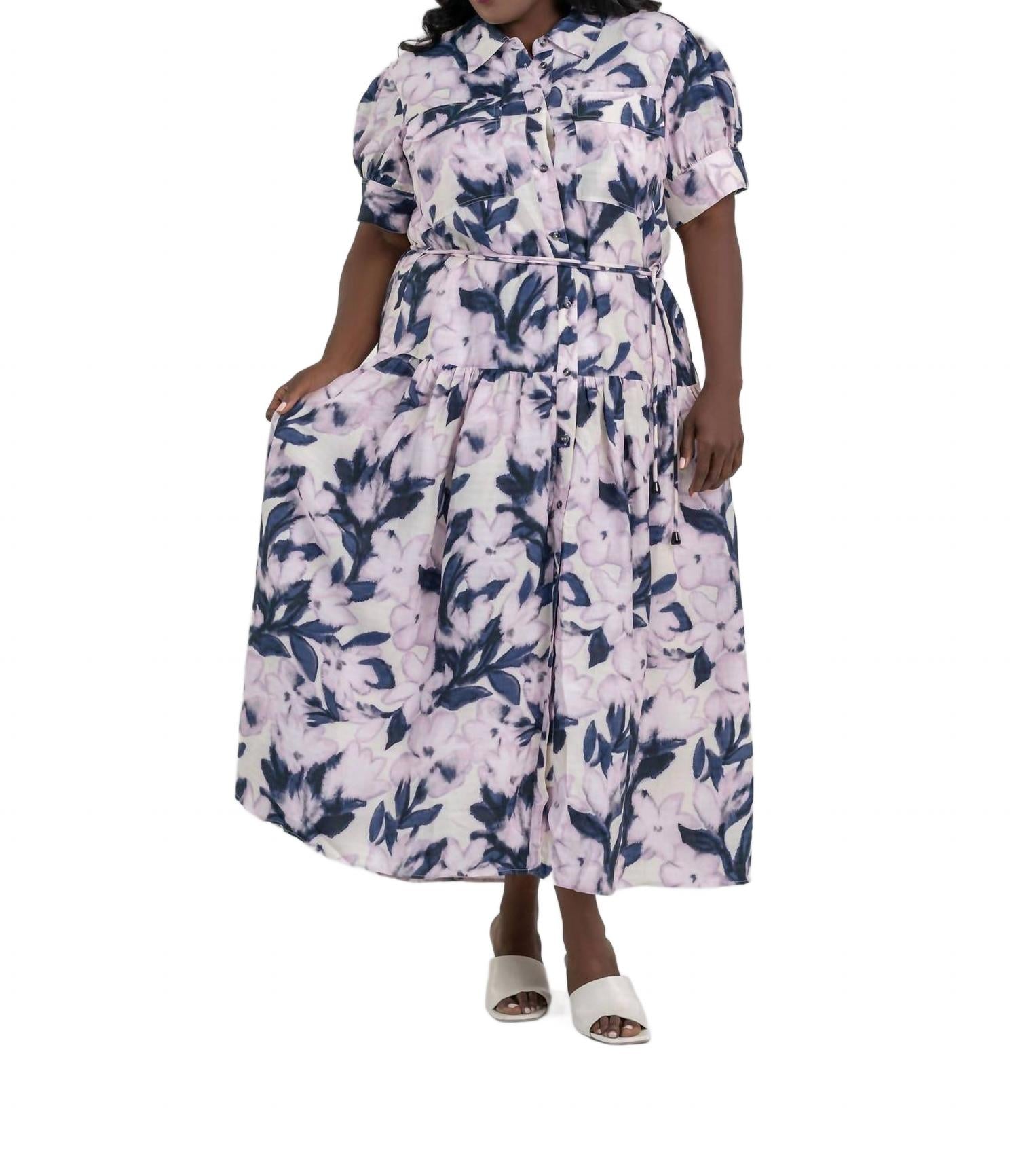 

Платье Carrington - плюс в сиреневом Tanya Taylor