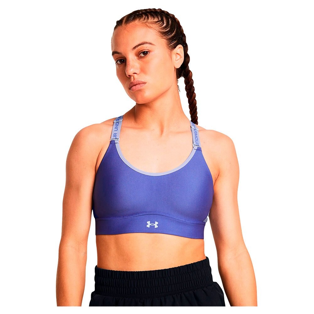 

Спортивный бюстгальтер Under Armour Infinity 2.0, фиолетовый, Оранжевый, Спортивный бюстгальтер Under Armour Infinity 2.0, фиолетовый