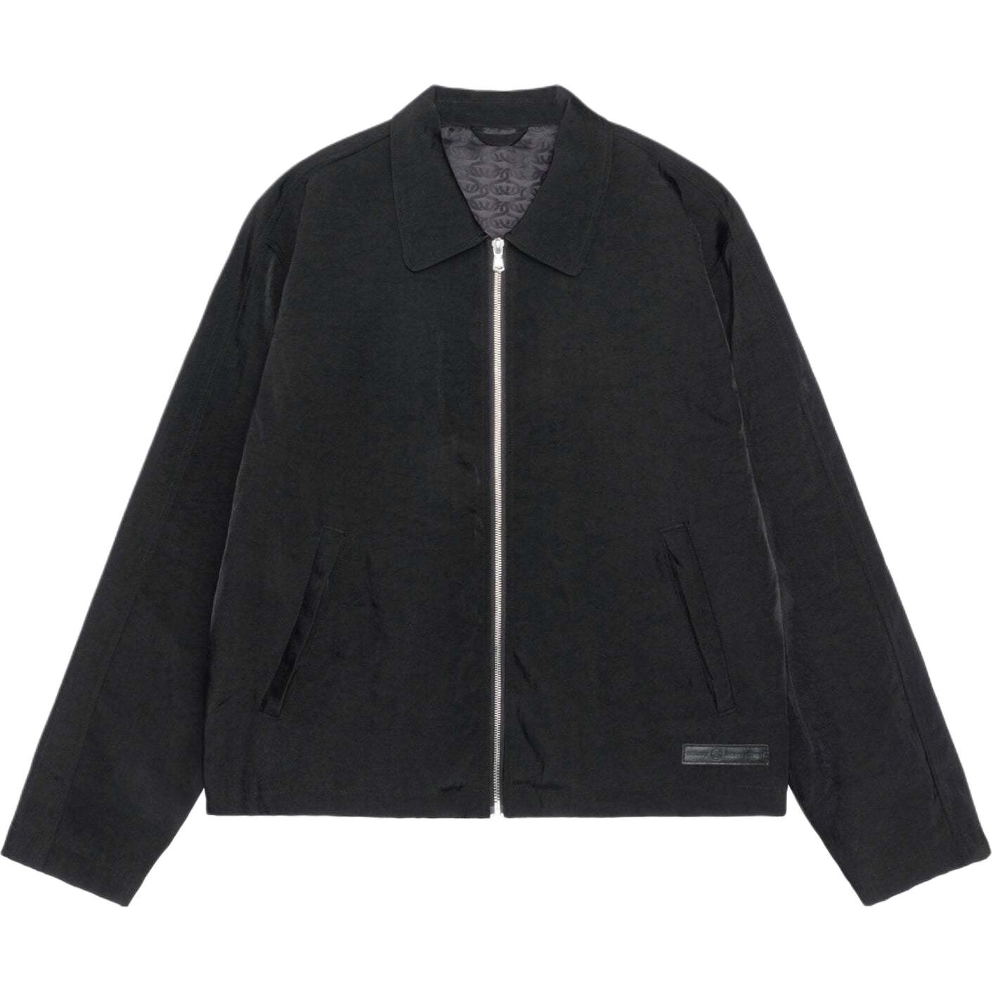

SS Link нейлоновая клубная куртка Stussy, черный