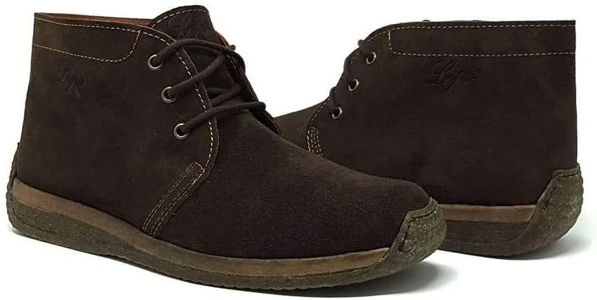 Lops\' Ботинки Lops' Mc Polacchino Craftsman Art. 210 In Suede Dark Brown Colour Made In Italy — фото 2