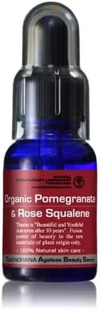 Сыворотка Moon Flower — С гранатом и розой Organic Pomegranate & Rose Squalane Oil, 20 мл