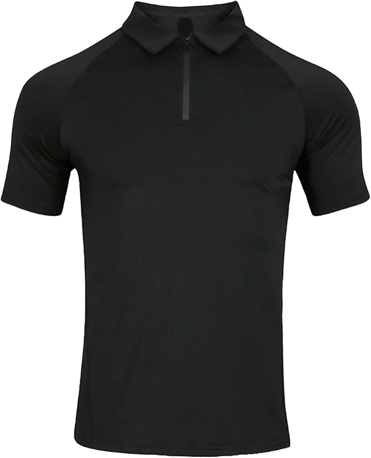 

Мужская футболка Polo Slim Fit с коротким рукавом и четверть-молнией SWJGLITTR