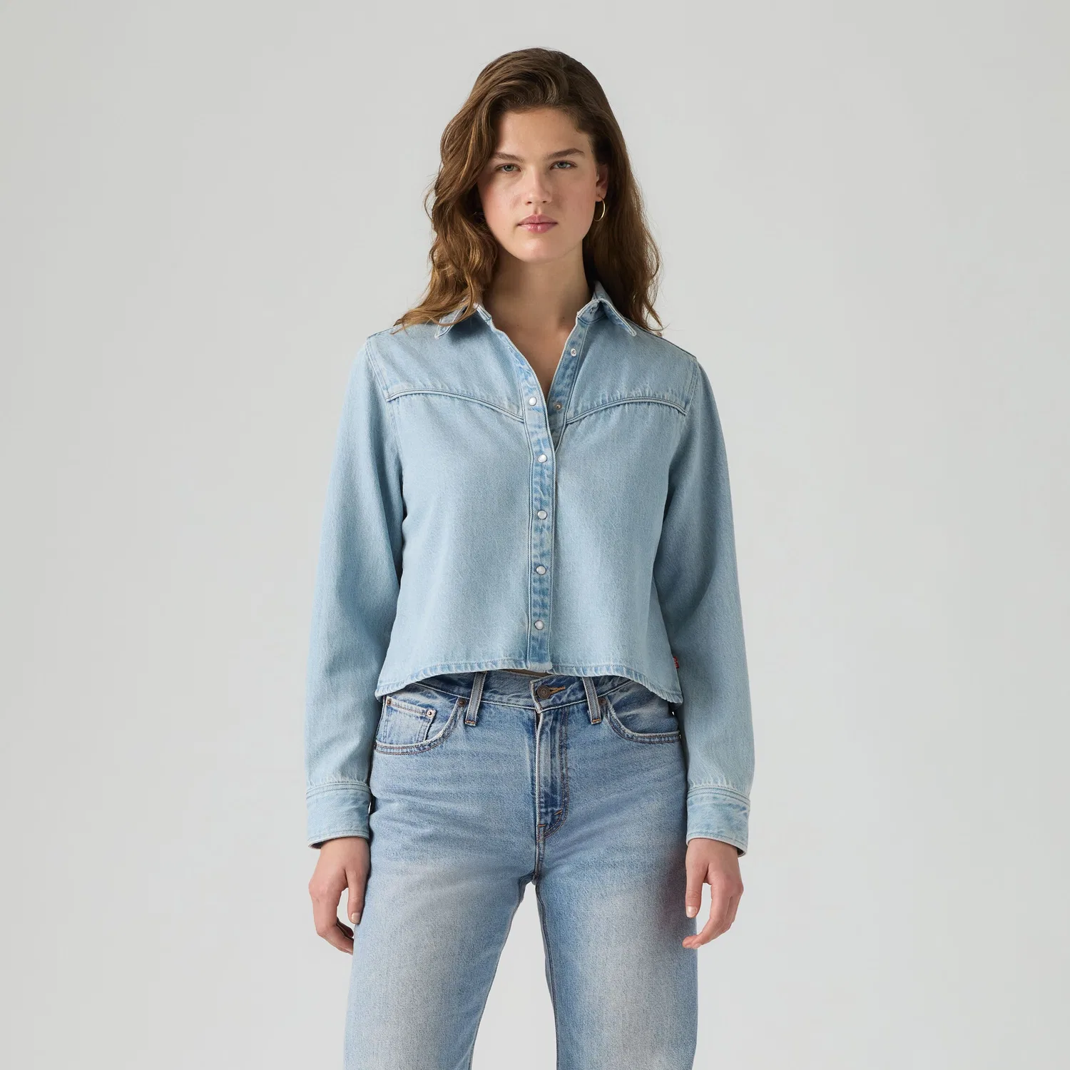 Рубашка Логана Levi's, Light Wash — фото 3