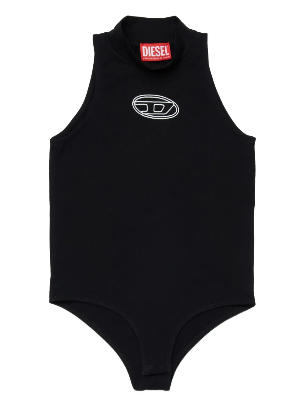 

Боди Bvody с вышитым логотипом Diesel Kids, черный