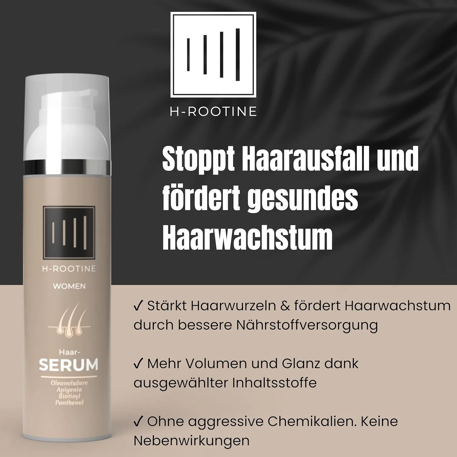 Сыворотка для роста волос «Hair Growth Serum» для женщин H-Rootine — фото 3