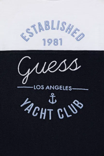 Футболка детская хлопковая Guess, белый — фото 3