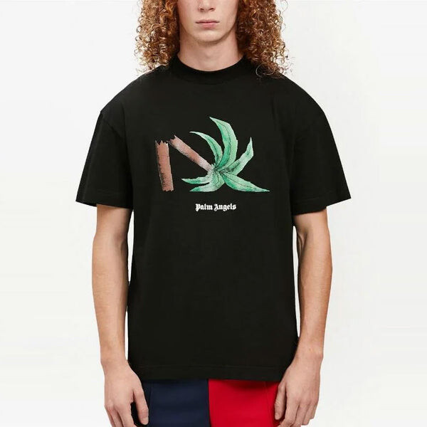Футболка ss22 broken palm classic t-shirt 'black green' Palm Angels, черный — фото 3