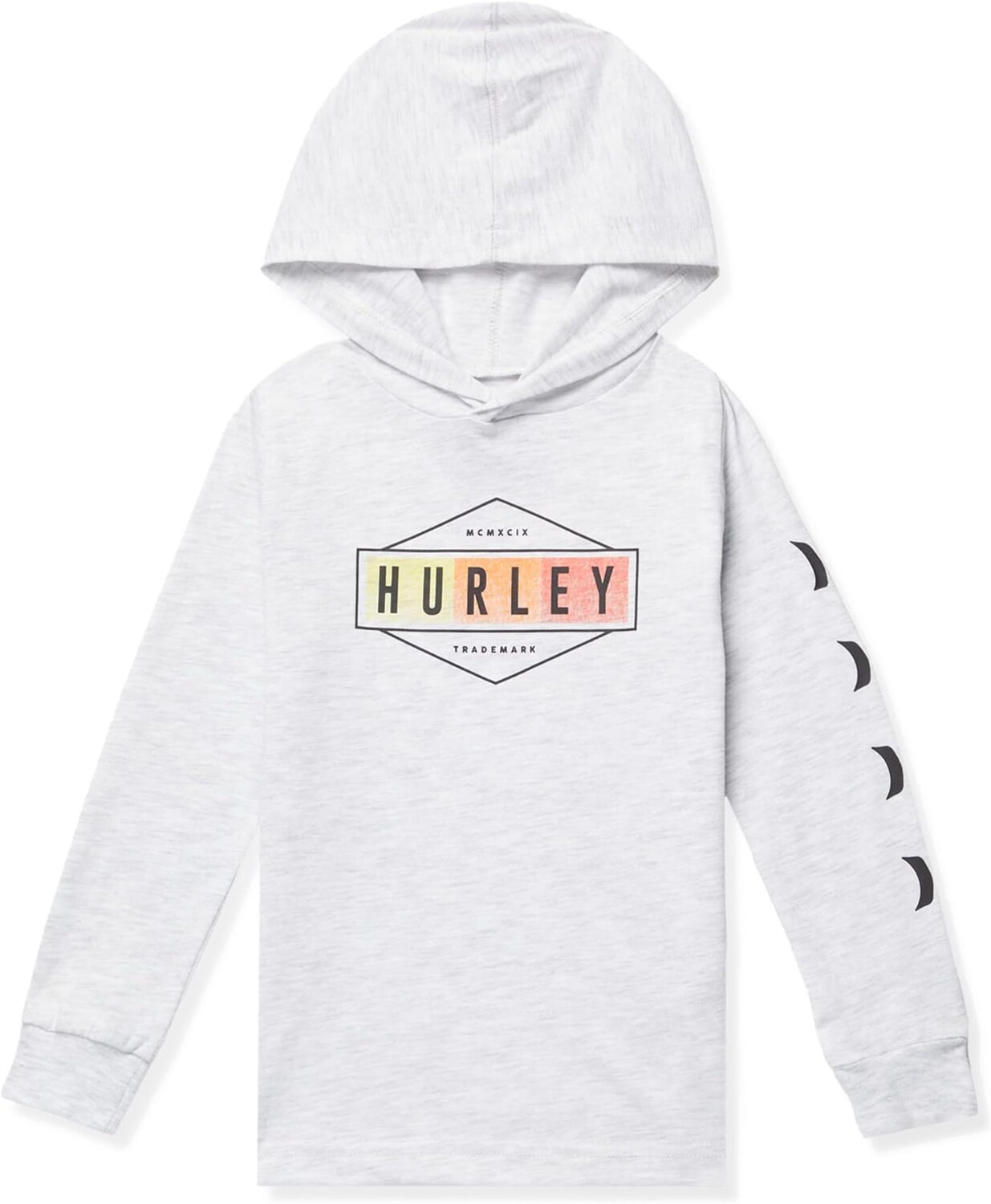

Худи Hurley Graphic Hooded Pullover Hoodie, цвет Birch Heather
