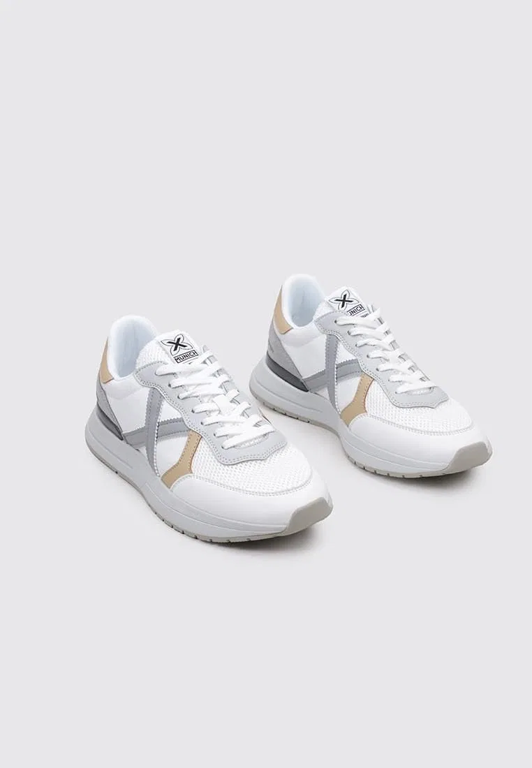 Munich Scarpe Soon 57 8904057 Беговые кроссовки Ecopelle/Tessuto Белый/Серый — фото 3