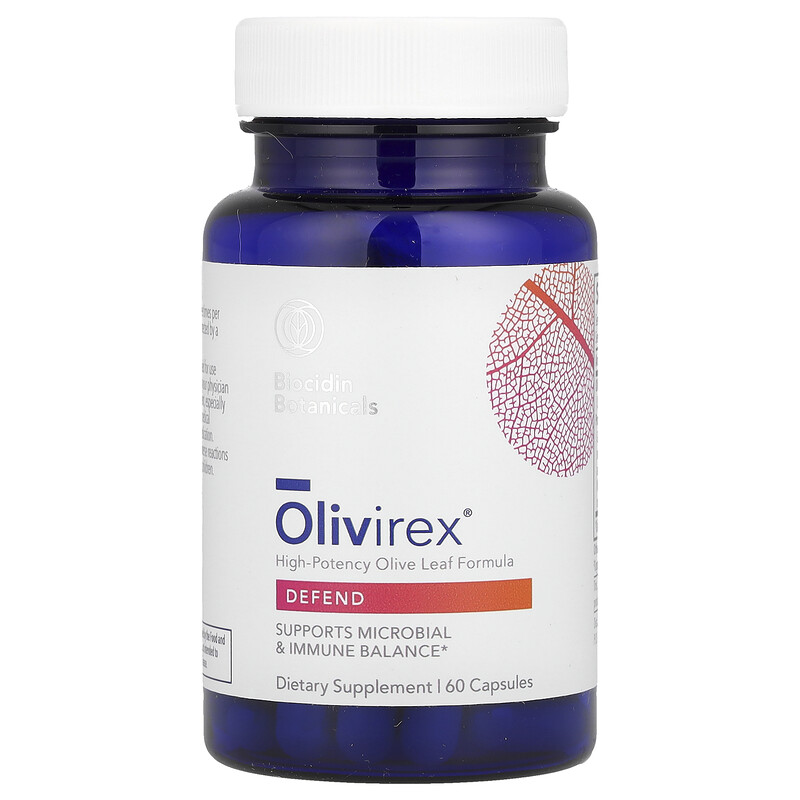 

Biocidin Botanicals, Olivirex, High-Potency Olive Leaf Formula, 60 Capsules
