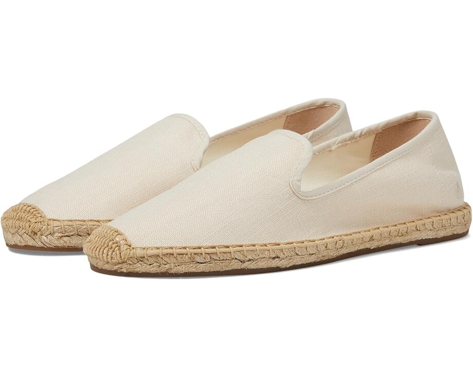 

Лоферы Soludos Smoking Slipper Espadrille, цвет Tonal Ivory
