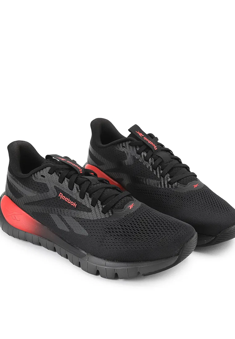 Кроссовки мужские спортивные Flex Trainer Reebok, черный/красный/серый — фото 2