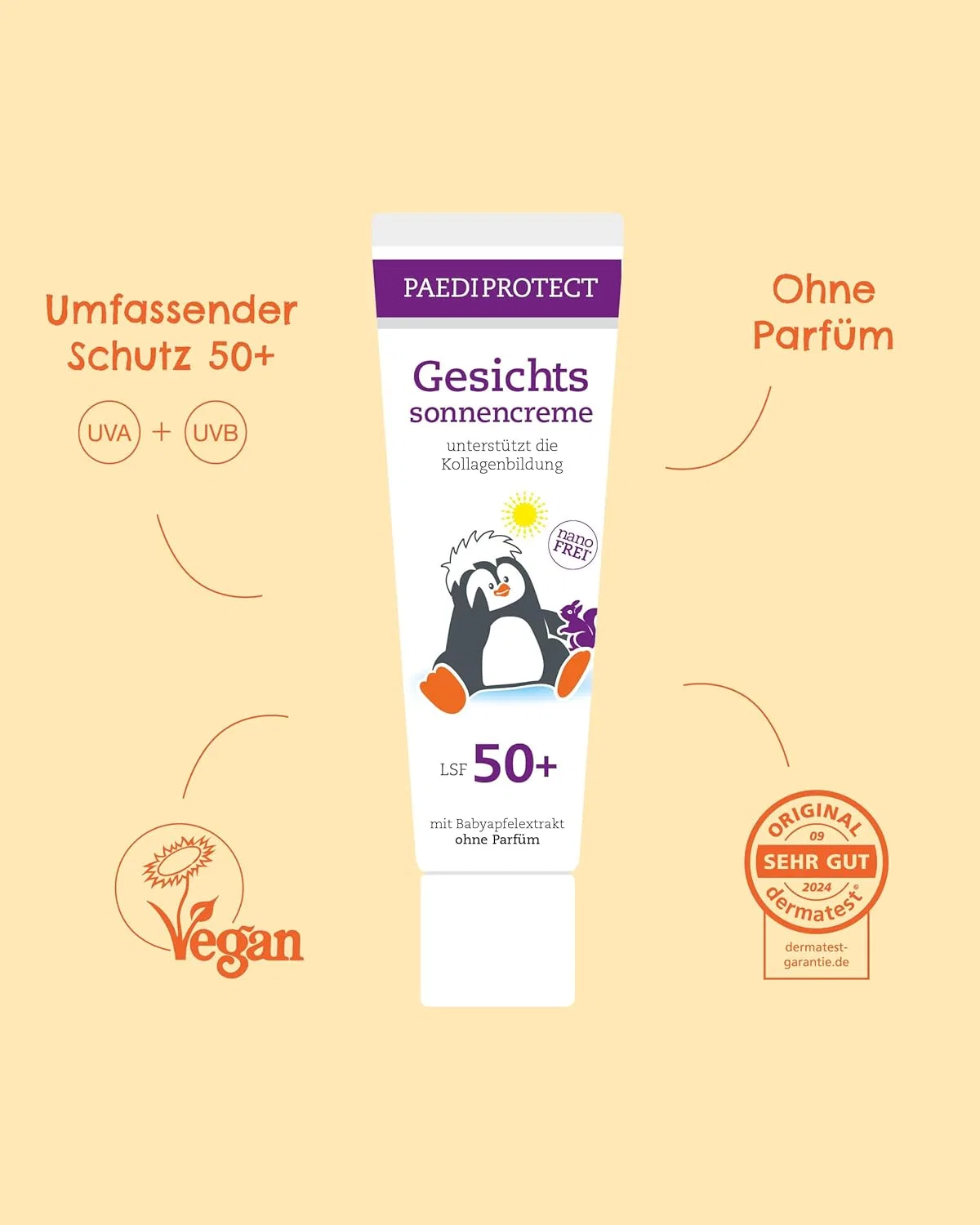 Солнцезащитный крем для лица SPF 50+ от Paediprotect Paediprotect — фото 4