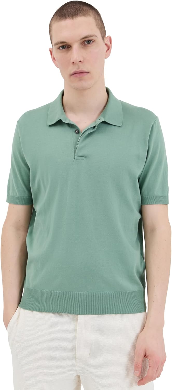 

POLO RALPH LAUREN Мужской хлопковый свитер-поло, Faded Mint, Зеленый, POLO RALPH LAUREN Мужской хлопковый свитер-поло, Faded Mint