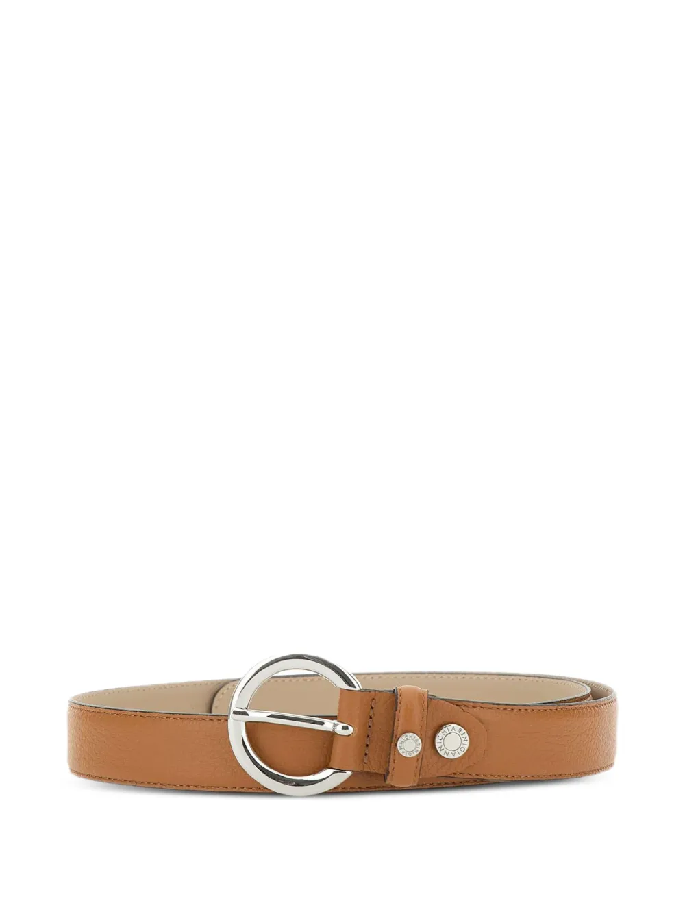 

Ремень с пряжкой GIANNI CHIARINI, коричневый