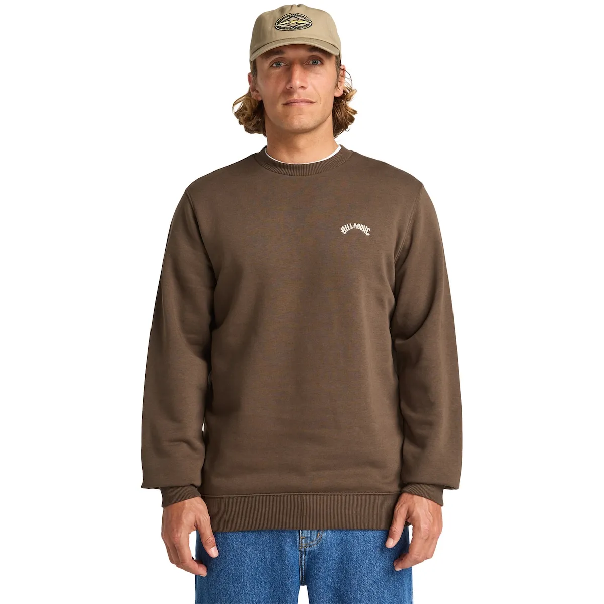 

Мужская толстовка Arch Cr Billabong, коричневый