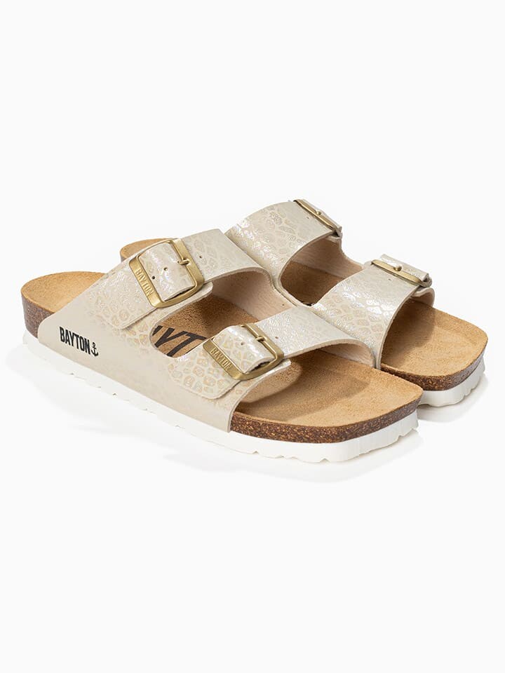 

Мюли BAYTON, цвет beige/gold