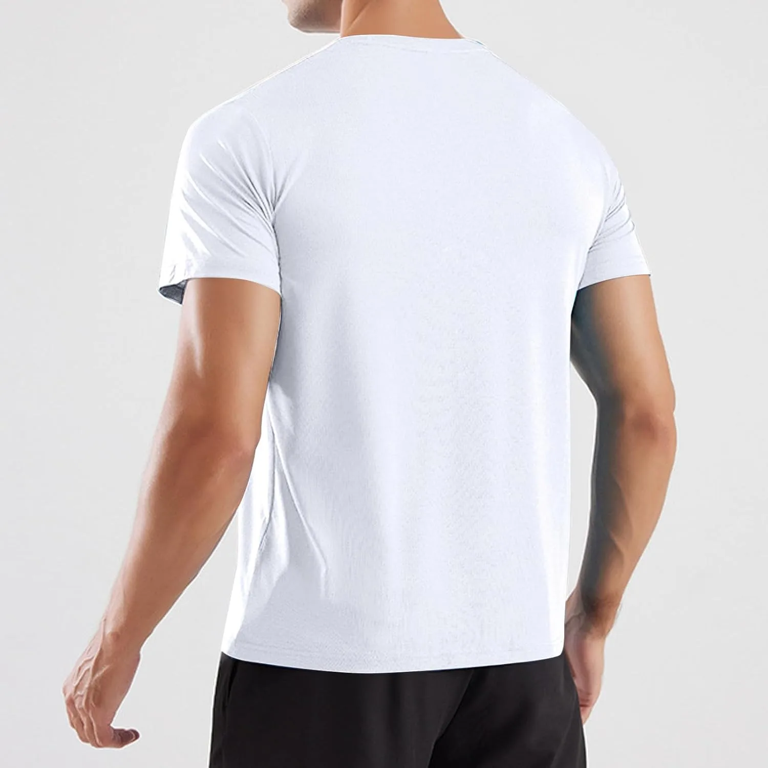 Мужская футболка для тренировок Loose Fit Quick Dry Moisture Wicking — фото 3