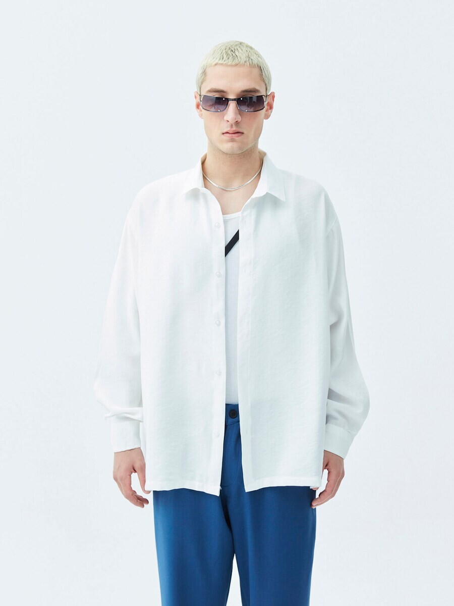 

Повседневная рубашка VAMOS CLO Comfort fit Button Up Shirt Oceanside, экрю