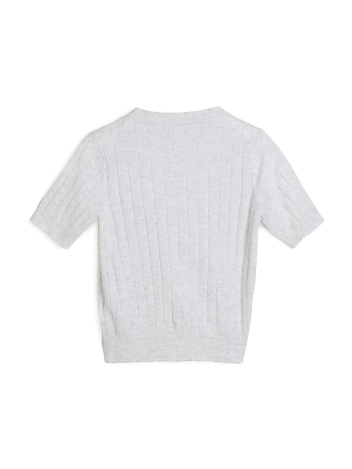 Детская трикотажная футболка Brunello Cucinelli Brunello Cucinelli Kids, белый — фото 2